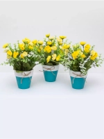 Искусственные цветы для декора в кашпо