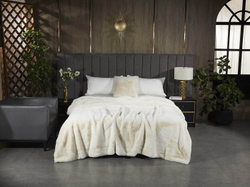 Плед 210х230 Sofi De MarkO Ричард молочный