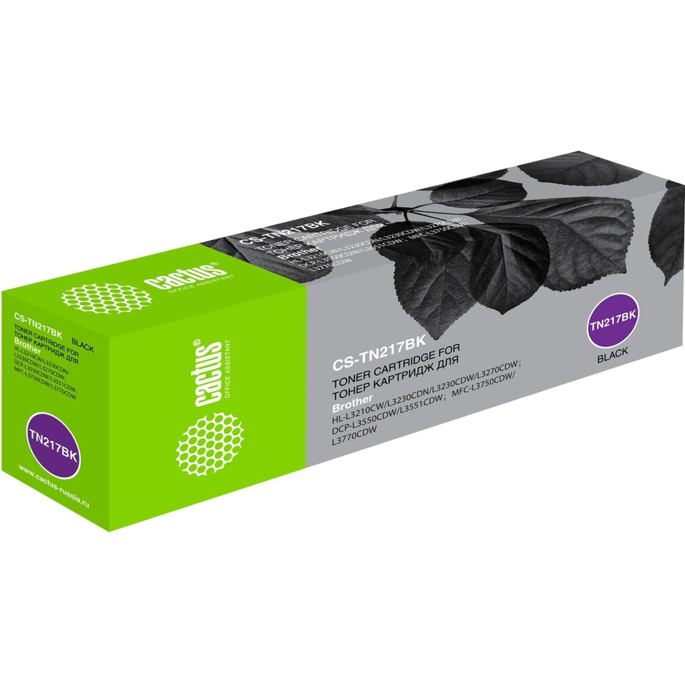 Картридж лазерный Cactus CS-TN217 TN-217 чер. для Konica Minolta 223/363