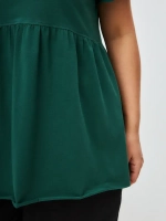 Футболка с баской оверсайз