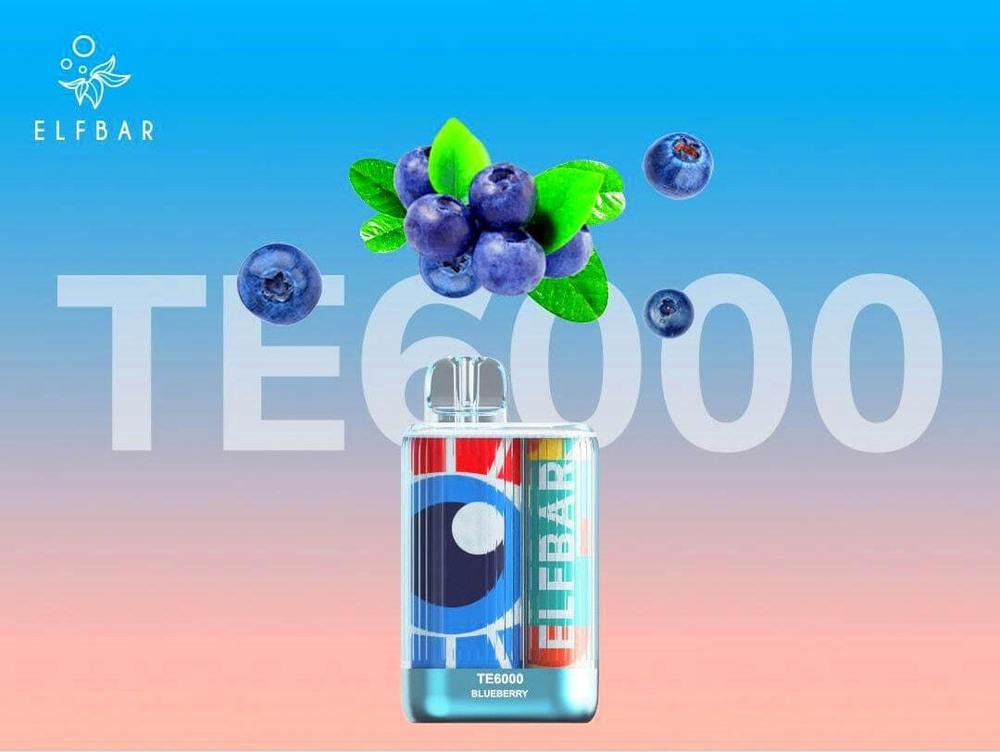 Elf Bar TE6000 - Blueberry (5% nic)