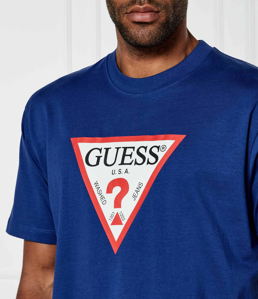 Футболка Guess Jeans - голубой(M4YI45 K8FQ4)