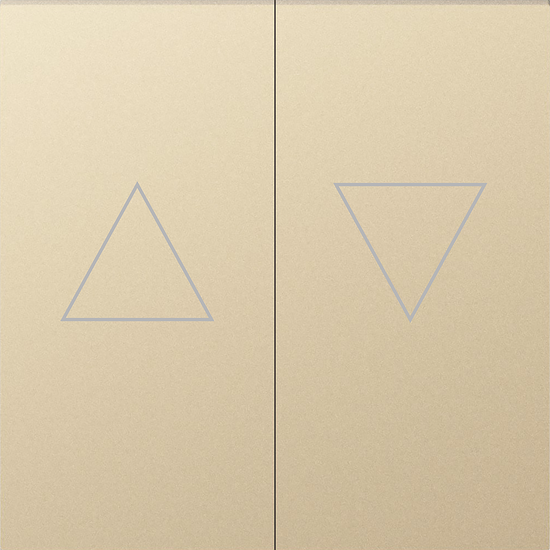 Клавиша 2-я со стрелками для жалюзи,  шампань,  серия A07