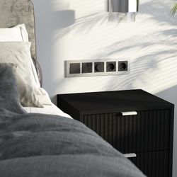 Рамка на 5 постов Werkel AluMax алюминий W0053506