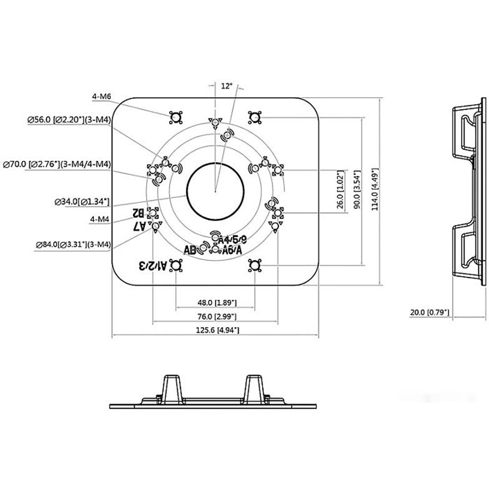 Кронштейн на столб Dahua DH-PFA152-E