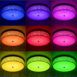 Citilux Портал CL32418G1 LED RGB Люстра хрустальная с пультом Хром