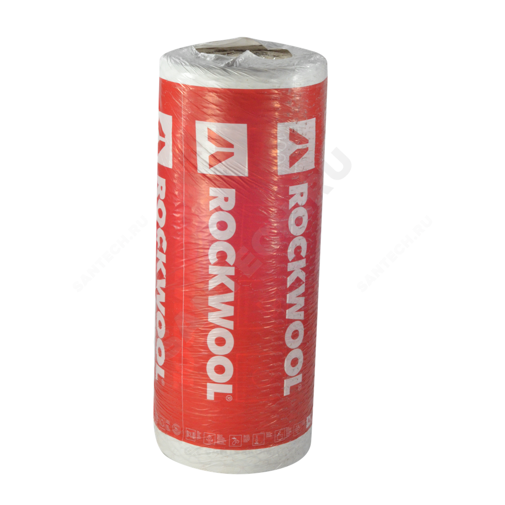 Рулон минеральная вата WIRED MAT 80 ALU 60х1000-4 ROCKWOOL 222479