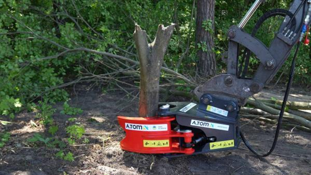 Гидравлический секатор на экскаватор 5-9 т. - AТOM