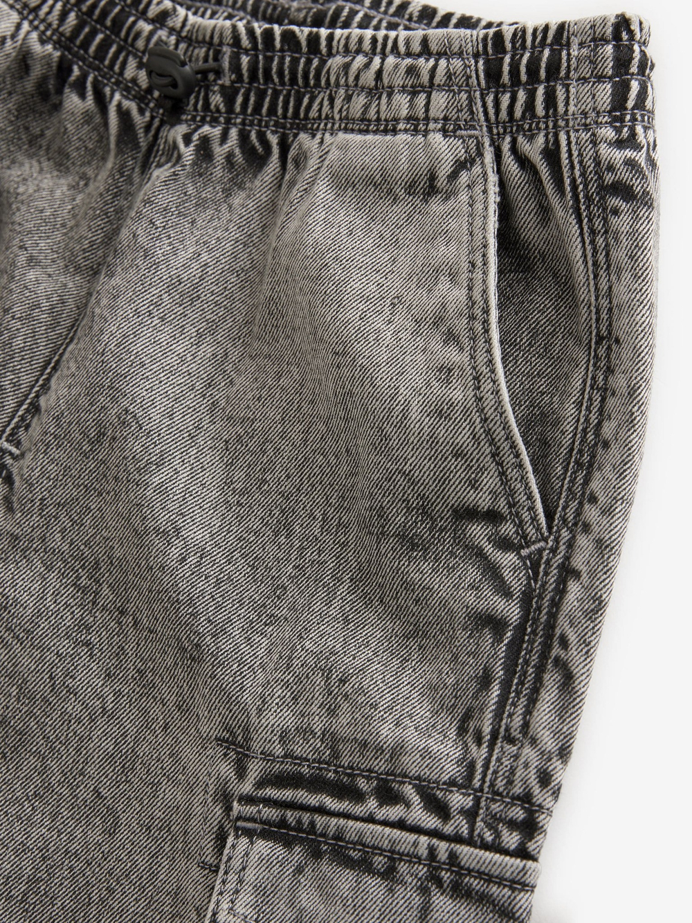 Джинсы карго для мальчика Next B39-217, Серый