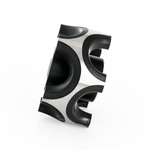 Матрица JGL-135-5B, 10 яч, Полумесяц Ровный, d100, ш52