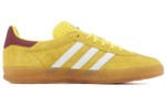 Adidas originals Gazelle Indoor non-slip wear-resistant low-top sneakers for men and women the same yellow and white