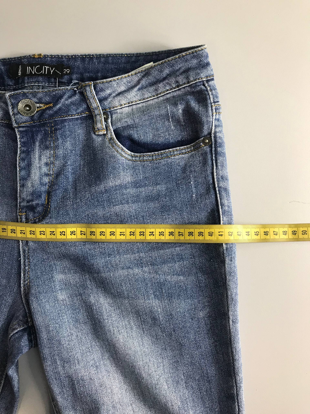 Джинсы Incity для городского стиля, маркировка 29, визуально на 44/46 размер