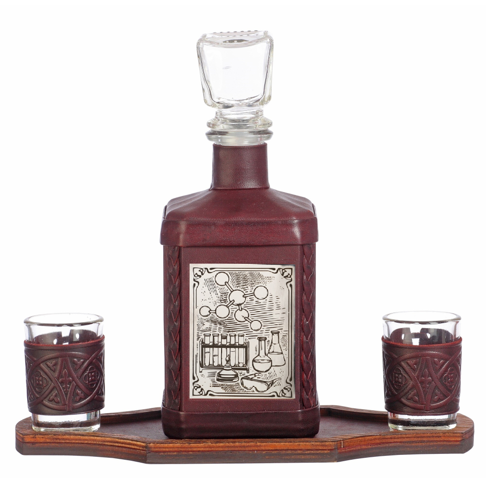 Графин «Химику-1» с накладкой покрытой никелем