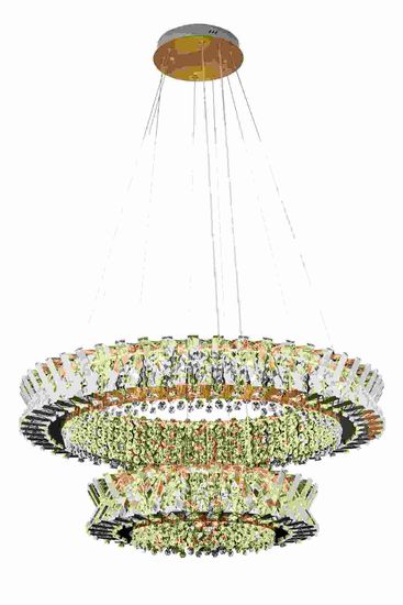 107PLSK/D800+500BG BRASS (1) Люстра NW