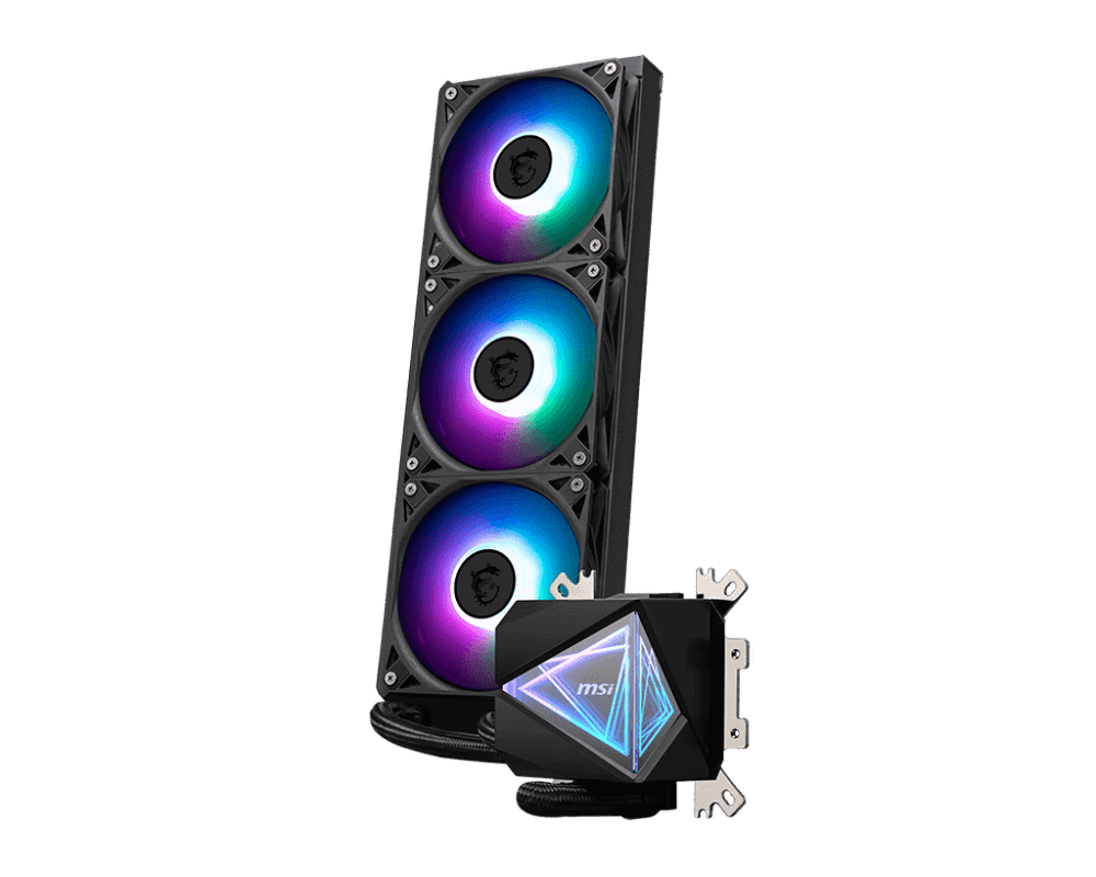Водяное охлаждение для CPU MSI MAG CORELIQUID I360 Socket Intel/AMD, ARGB, 3pin, Fan 3x120см
