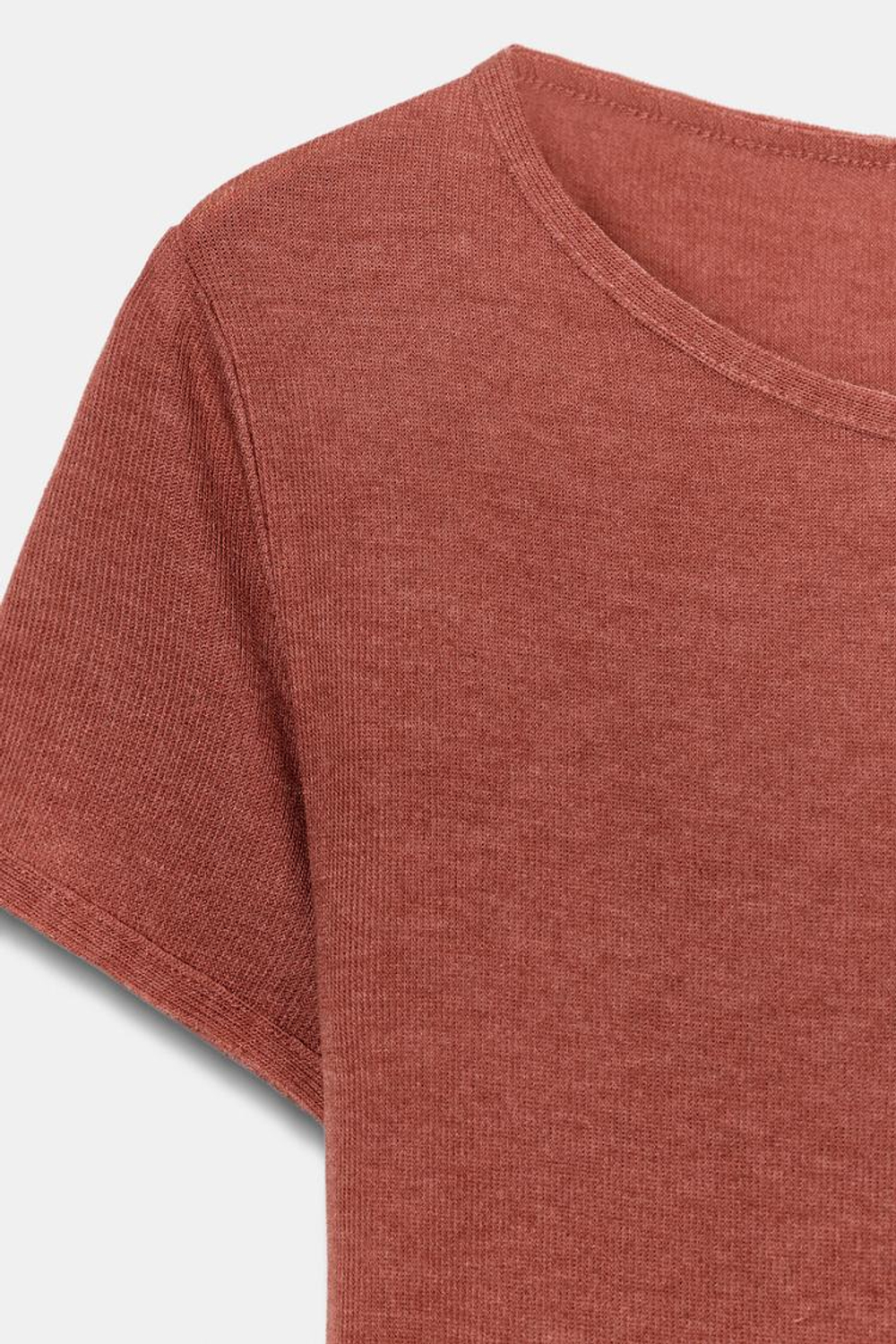 ZARA ДЛИННОЕ ПЛАТЬЕ С КОРОТКИМИ РУКАВАМИ, ОРАНЖЕВЫЙ