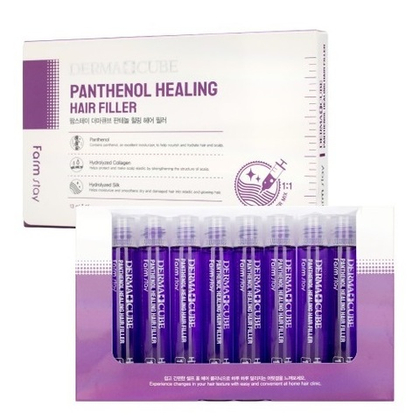 Филлер для волос питательный с пантенолом FarmStay Derma Cube Panthenol Healing Hair Filler 10х13мл