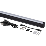 Линейный светодиодный светильник ЭРА LLED-01-16W-4000-B 16Вт 4000K L1174мм с выключателем черный