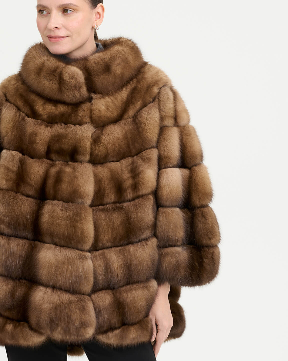 Шуба из меха соболя