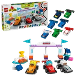Конструктор LEGO Duplo 10445 Гоночные машины и пилоты команды F1