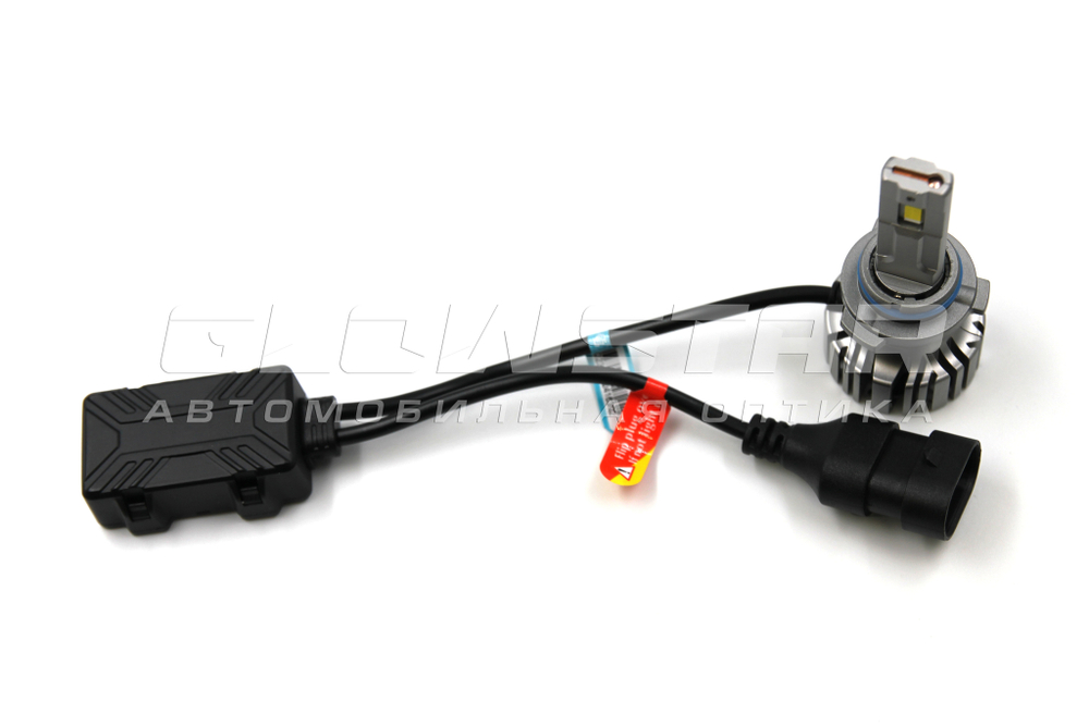 Светодиодные автолампы головного света F7/H9006(HB4) с вентилятором, 5500K, 12V 55W