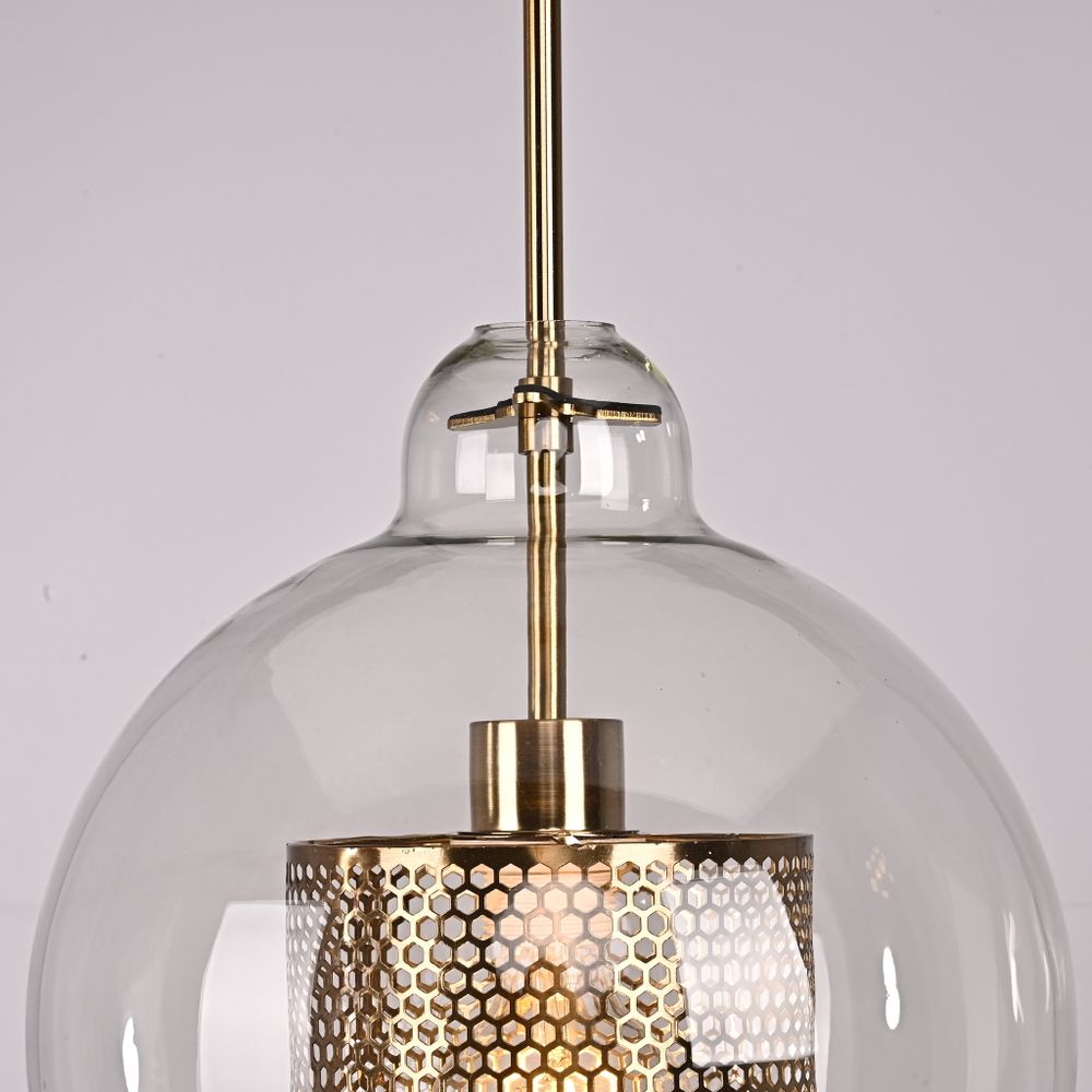 Подвесной светильник CATCH F pear brass D30