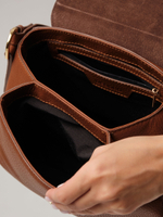 Кожаная сумка Deboro 30737 фундук