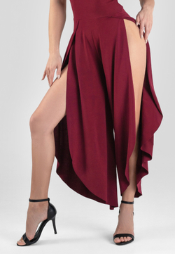 Lotus Unitard, Dark Red