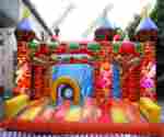 Коммерческий надувной батут "Замок Фей", 12*6*8 м