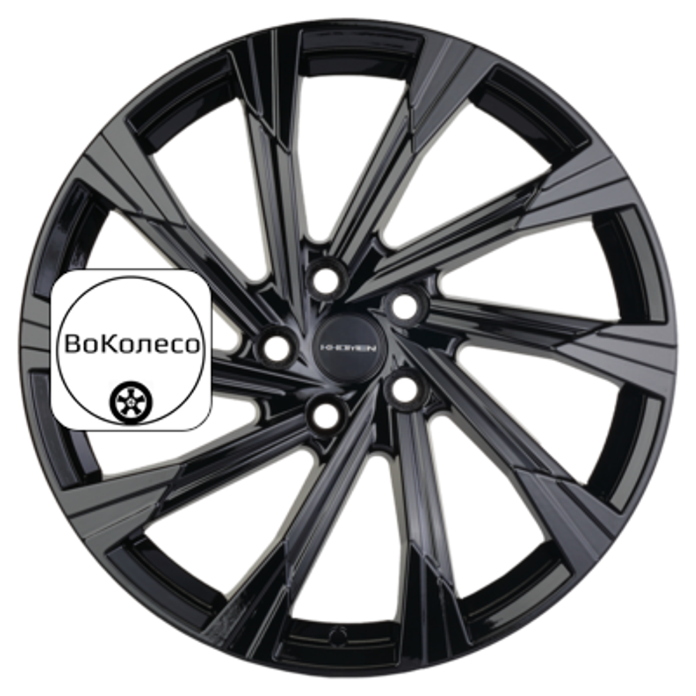 7,5x19/5x108 ET50,5 D63,4 KHW1901 (Volvo XC) Black Khomen Wheels