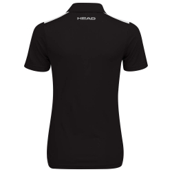 Женское поло Head Club 22 Tech Polo Shirt W - черный