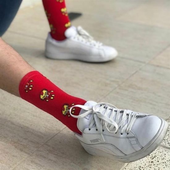 Носки Marvel Comics "Железный человек", р-р 36-43 (красный)