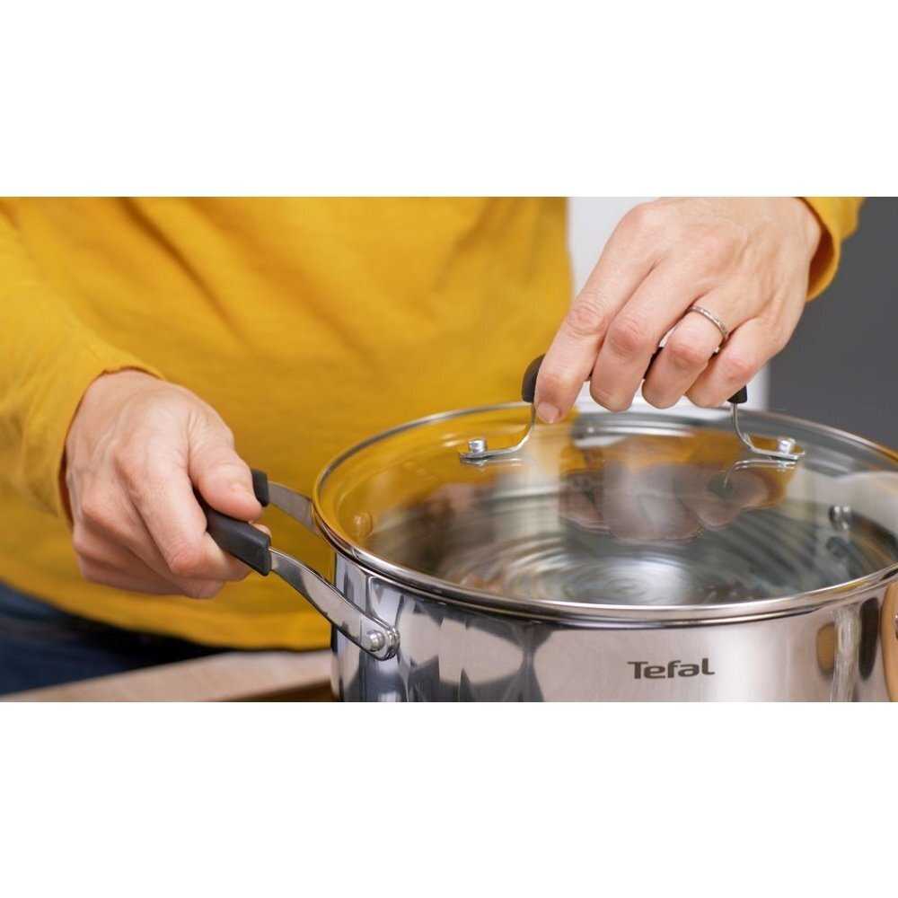 Кастрюля с крышкой Tefal Cook&Cool 5л 24см E4934614