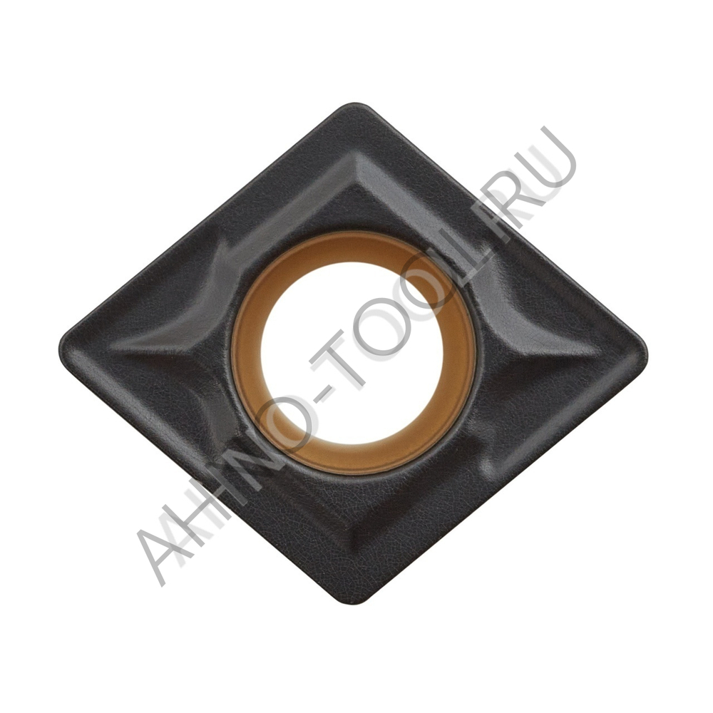 Пластина твердосплавная ISO CCMT060204-KMA ACK10E AHNO по чугуну, чистовая