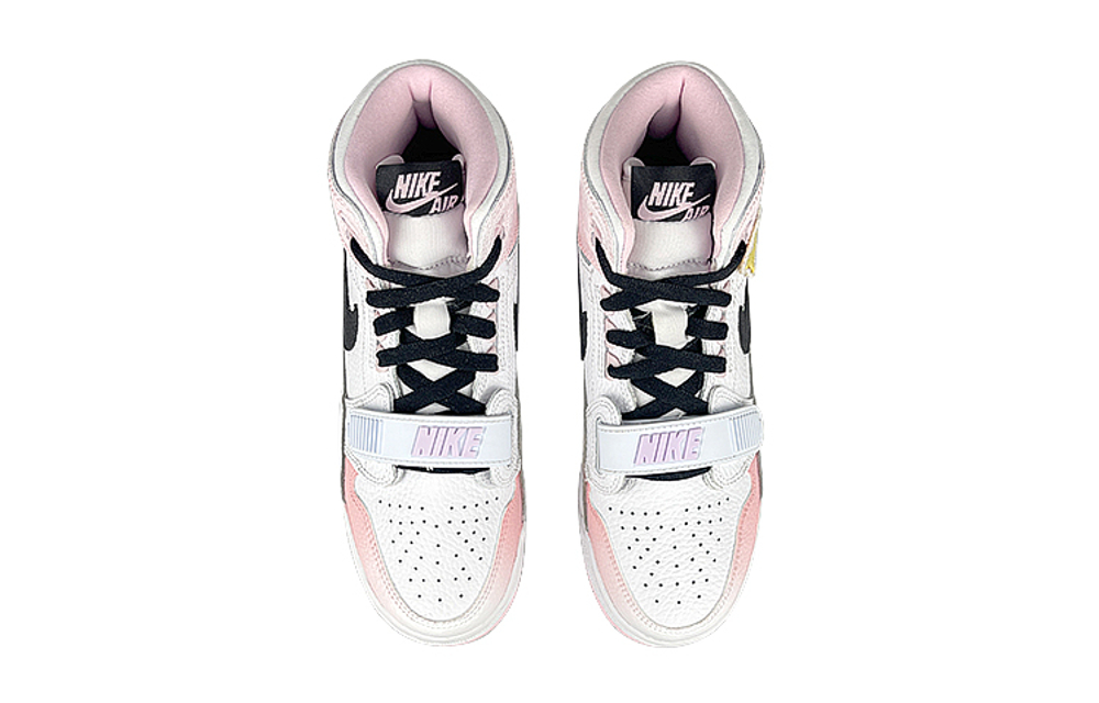 Jordan Legacy 312 Vintage Basketball Shoes Women"s White Pink