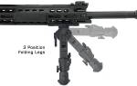 Сошки Leapers UTG 360° для установки на оружие на шину M-Lok высота от 13 до 17 см (TL-BPM02)