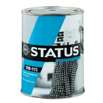 Эмаль ПФ-115 РАДУГА STATUS  черная  0,8кг