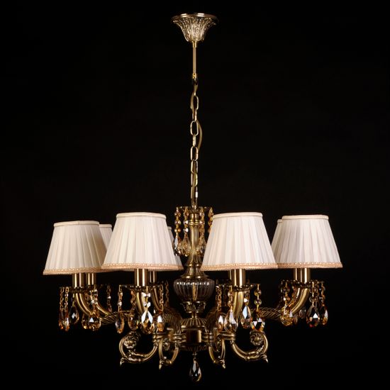 Подвесная люстра Abrasax L.8110-8BR CRISTAL-SHADE
