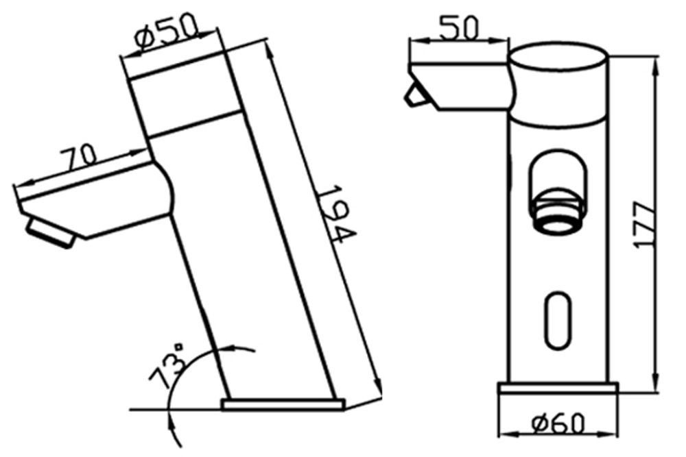 Смеситель+дозатор мыла сенсорный Ksitex М-8906