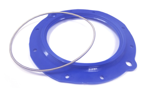 Сальник поворотного кулака УАЗ-3160 (ТПУ) (синий) с ПРУЖИНКОЙ ИУ