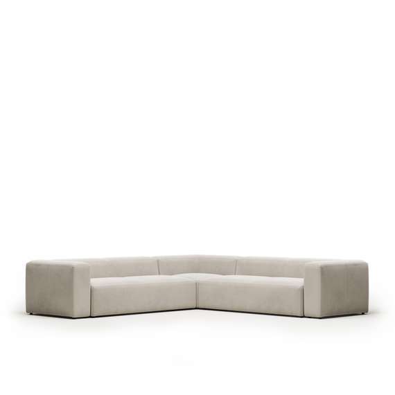 Диван угловой 6 местный Blok 320 x 320 cm бежевый
