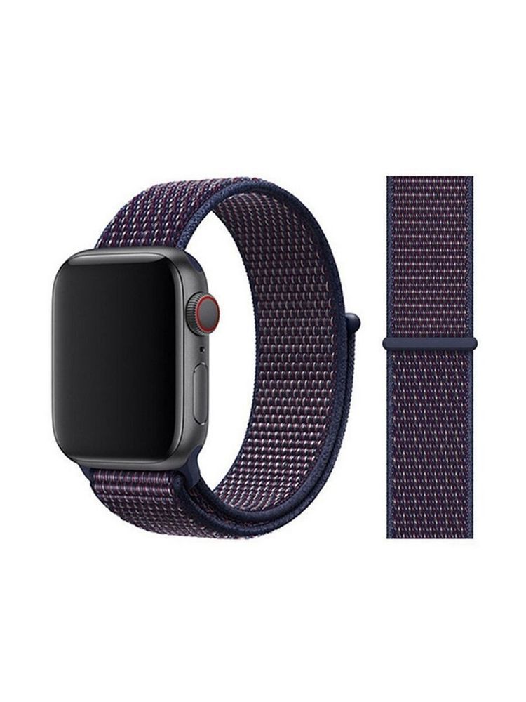 Нейлоновый ремешок Sport Apple Watch 42-44мм (черный 4)