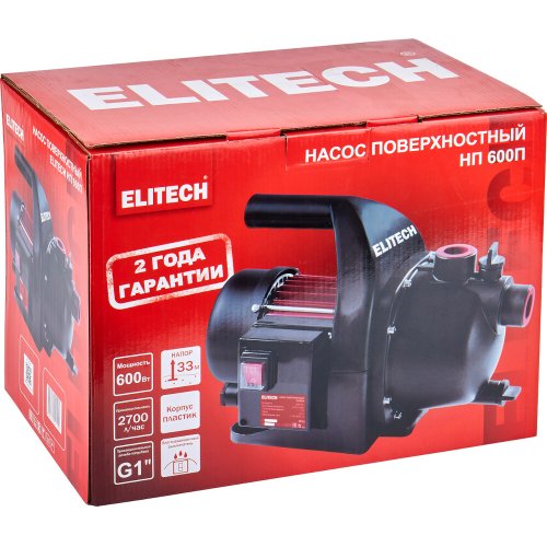 Насос ELITECH НП 600 П