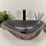 Раковина из речного камня RS-64857 55*37*15 0857