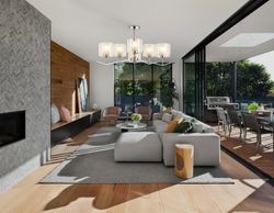 Ambrella Люстра со стеклянными плафонами на штанге Modern LH57002