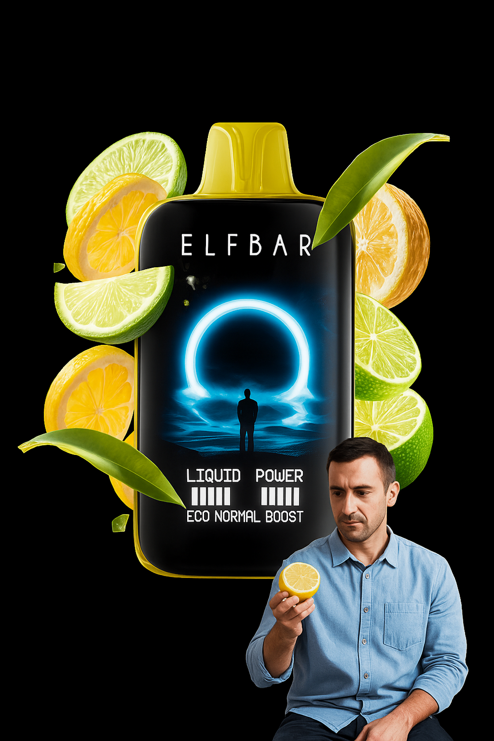 ELF BAR Moon Night 40000 - Lemon Lime (5% nic)