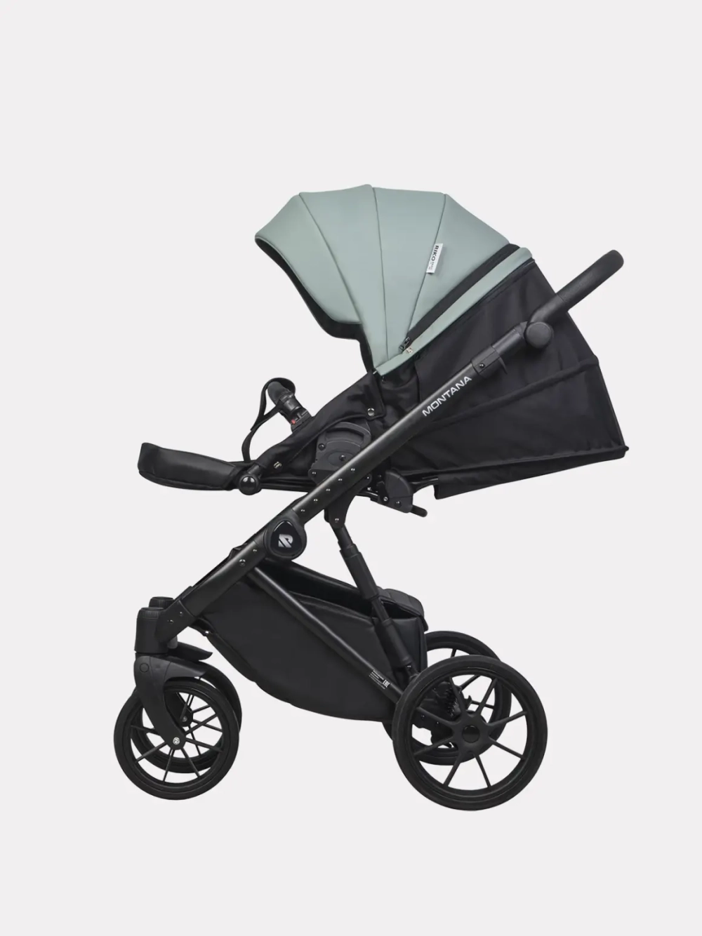 Коляска 2 в 1 Riko Basic Montana Ecco цвет 21 Green (зеленый)