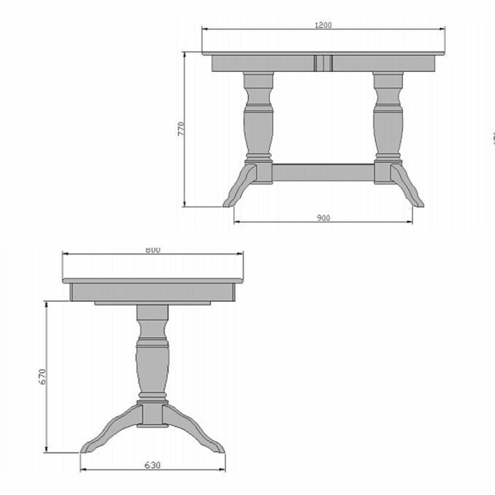 Обеденный стол Арго (венге) 85х77х140(180) см