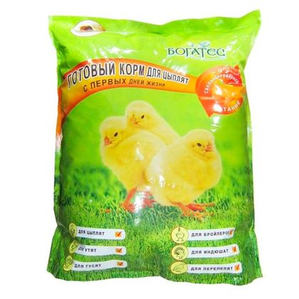 Готовый корм для цыплят 10 кг "Богатей"