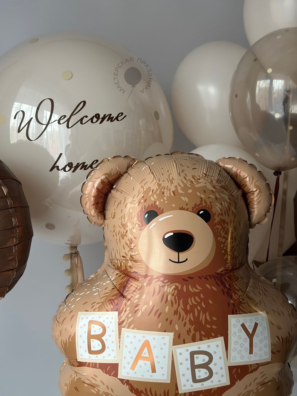 Воздушные шары на выписку №8832  Изображение2